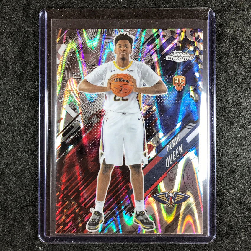2025-26 Topps Chrome DERIK QUEEN Go Time Rookie RayWave #25