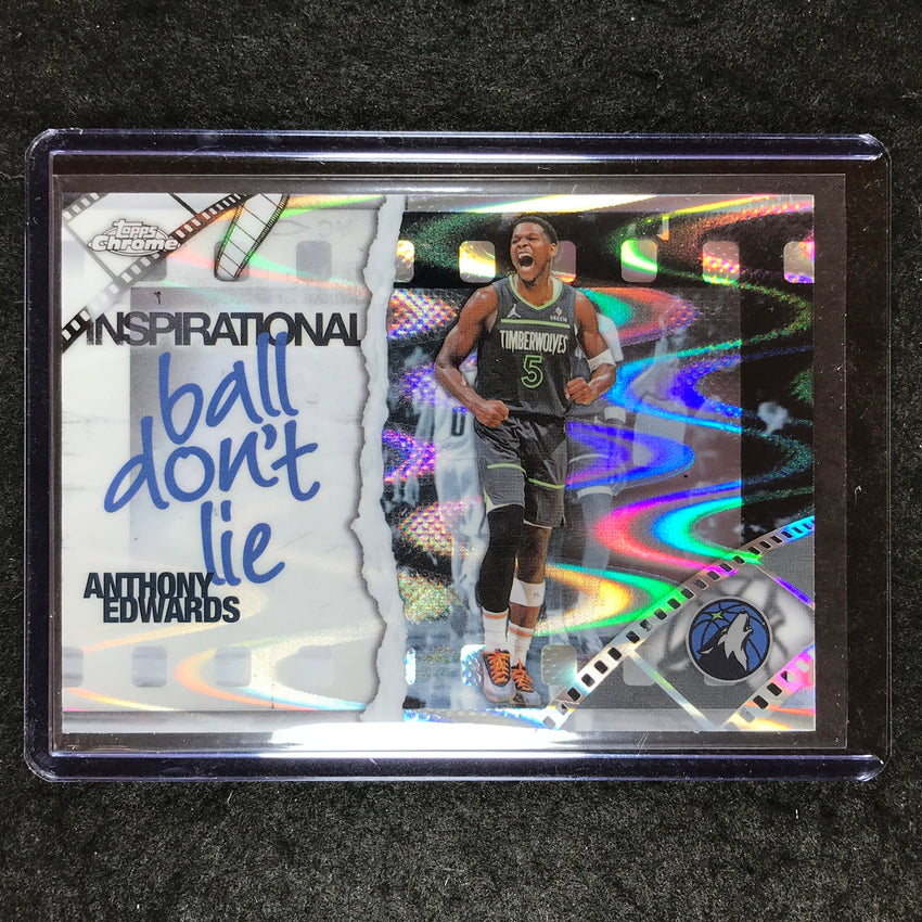 2025-26 Topps Chrome ANTHONY EDWARDS Inspiration RayWave #5