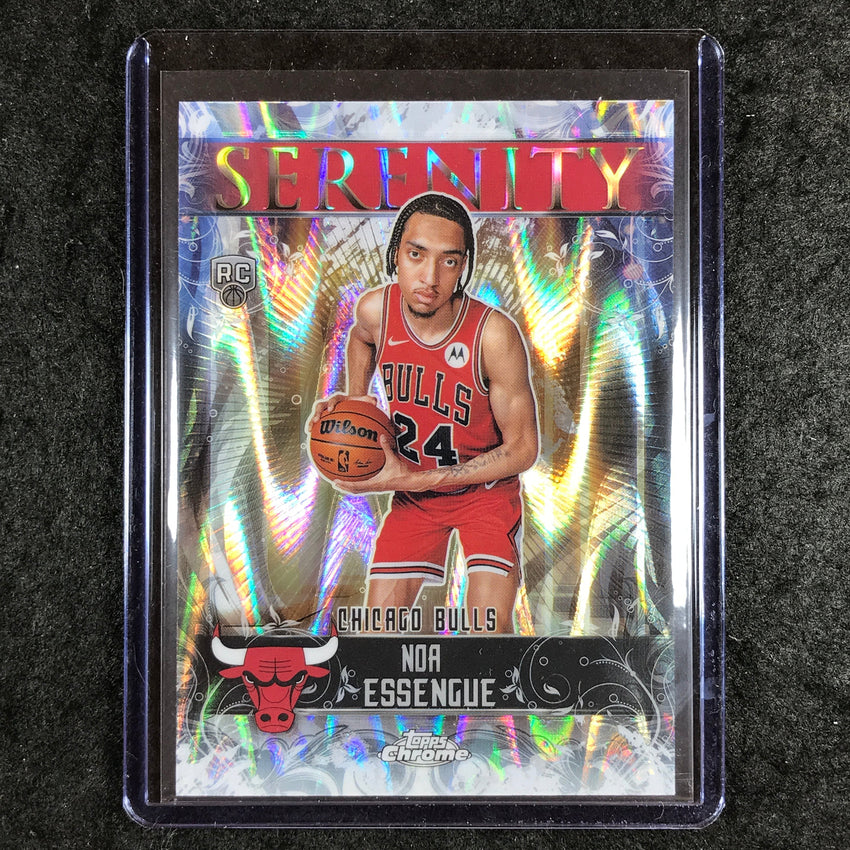 2025-26 Topps Chrome NOA ESSENGUE Serenity Rookie RayWave #15