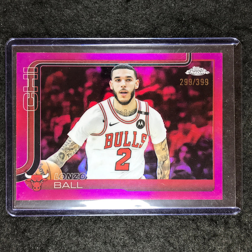2025-26 Topps Chrome LONZO BALL Base Magenta 299/399 #38