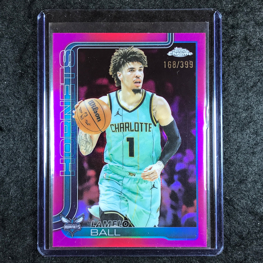 2025-26 Topps Chrome LAMELO BALL Base Magenta 168/399 #39