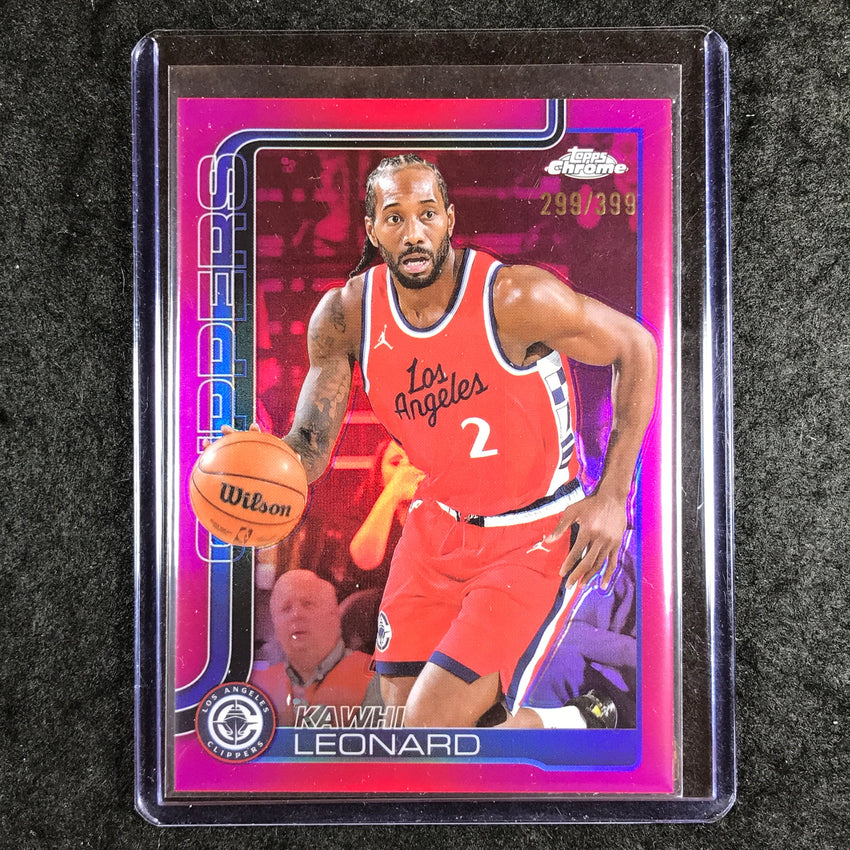 2025-26 Topps Chrome KAWHI LEONARD Base Magenta 299/399 #44