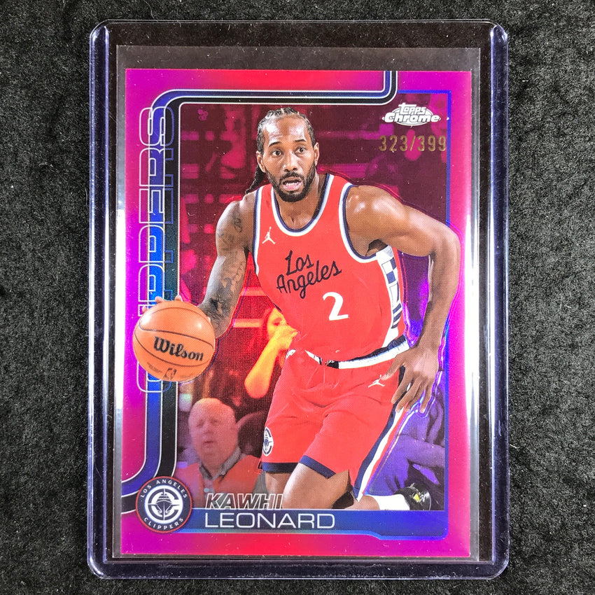 2025-26 Topps Chrome KAWHI LEONARD Base Magenta 323/399 #44