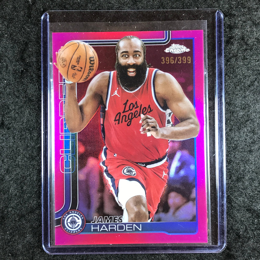 2025-26 Topps Chrome JAMES HARDEN Base Magenta 396/399 #54