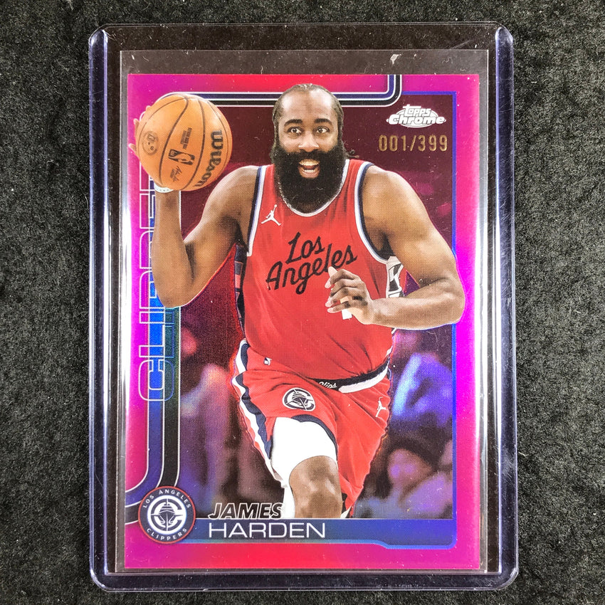 2025-26 Topps Chrome JAMES HARDEN Base Magenta 1/399 #54
