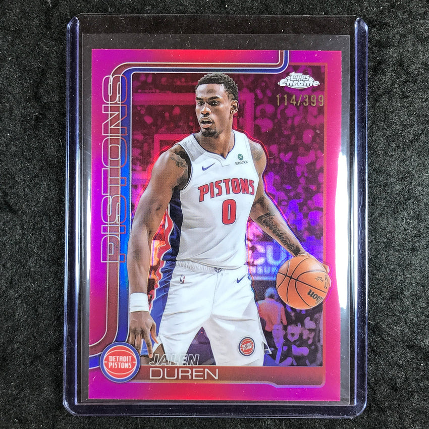 2025-26 Topps Chrome JALEN DUREN Base Magenta 114/399 #57