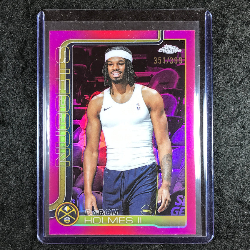 2025-26 Topps Chrome DARON HOLMES II Base Magenta 351/399 #75