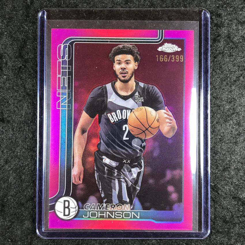 2025-26 Topps Chrome CAMERON JOHNSON Base Magenta 166/399 #84