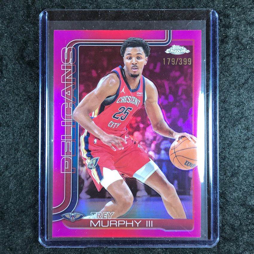 2025-26 Topps Chrome TREY MURPHY III Base Magenta 179/399 #104