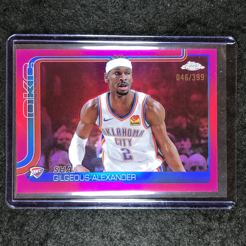 2025-26 Topps Chrome SHAI GILGEOUS-ALEXANDER Base Magenta 46/399 #141