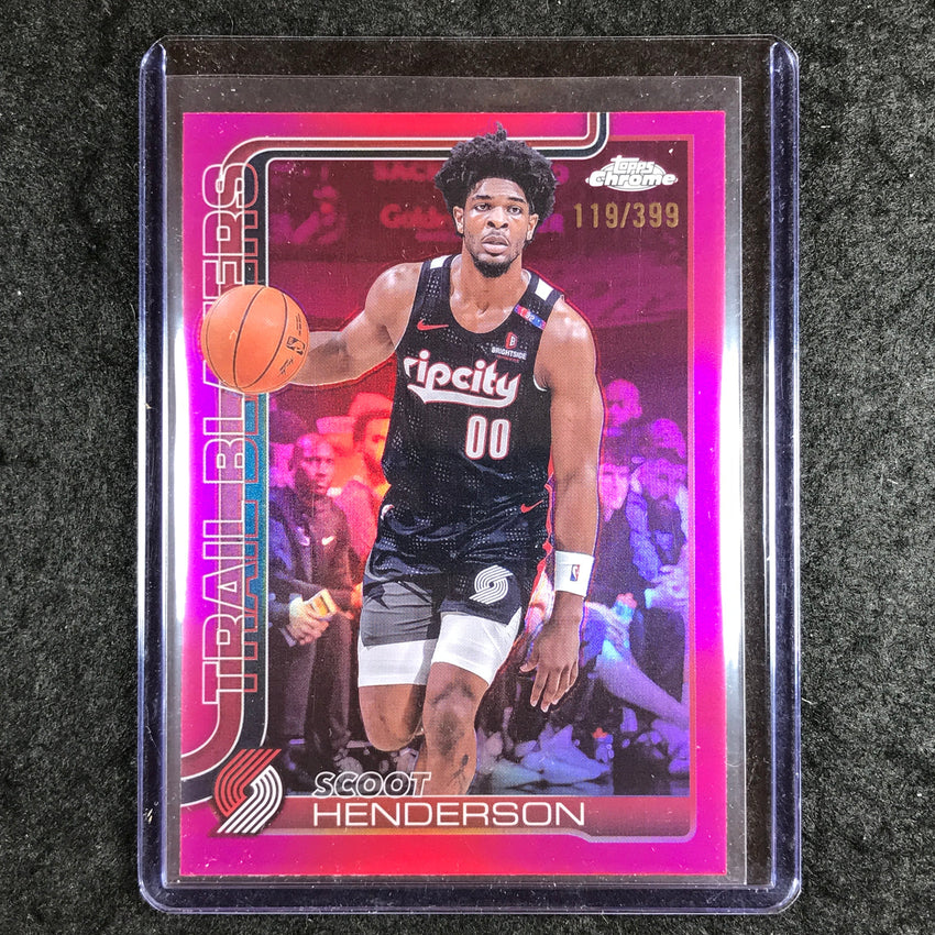 2025-26 Topps Chrome SCOOT HENDERSON Base Magenta 119/399 #166