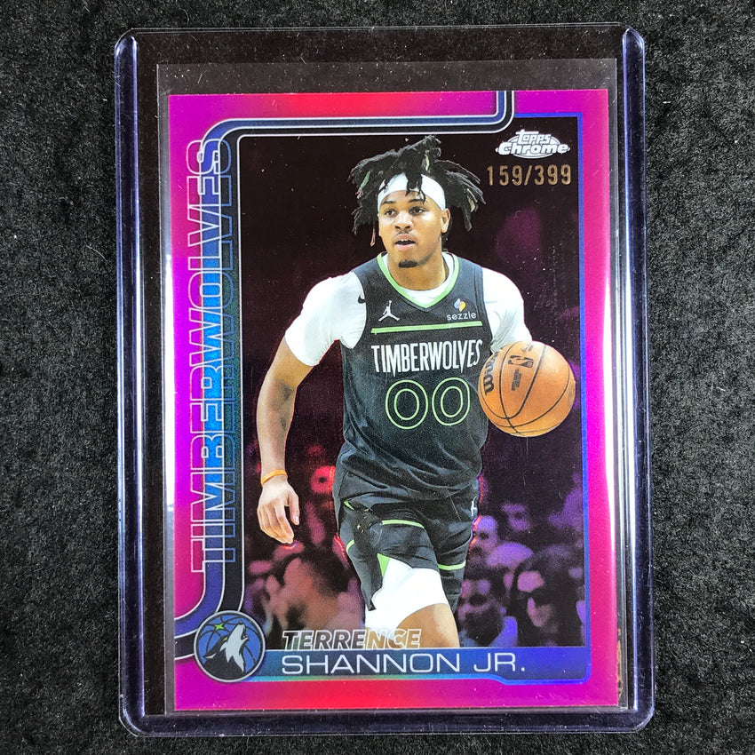 2025-26 Topps Chrome TERRENCE SHANNON JR. Base Magenta 159/399 #198