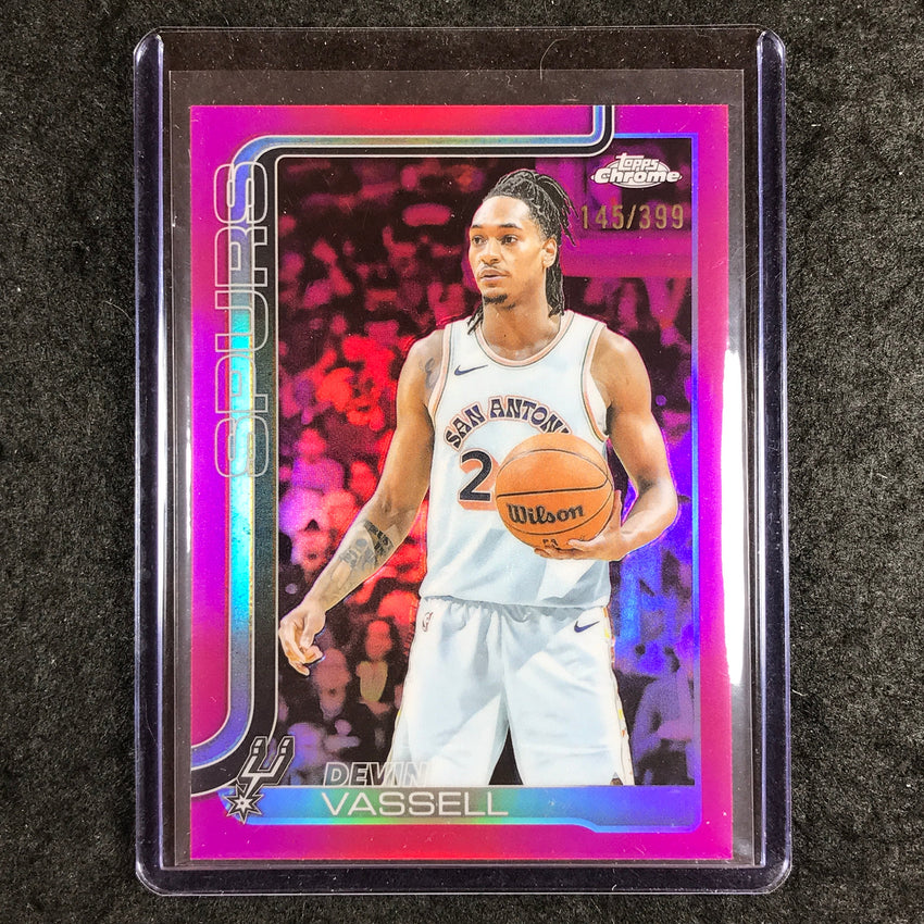 2025-26 Topps Chrome DEVIN VASSELL Base Magenta 145/399 #202