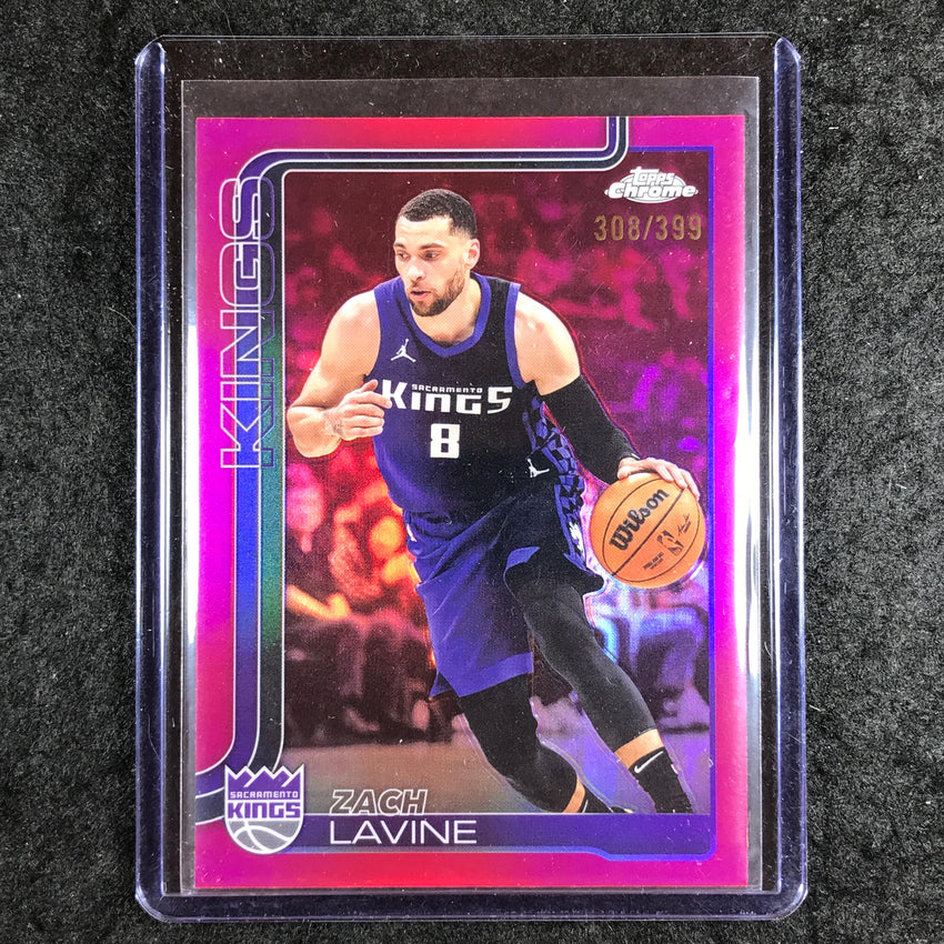2025-26 Topps Chrome ZACH LAVINE Base Magenta 308/399 #232