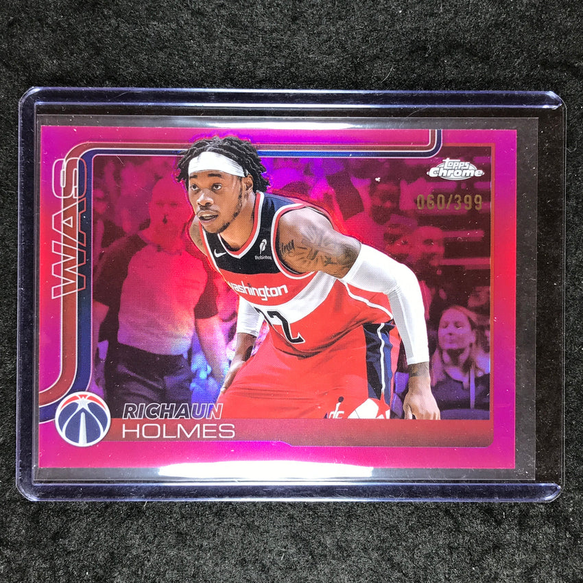 2025-26 Topps Chrome RICHAUN HOLMES Base Magenta 60/399 #236