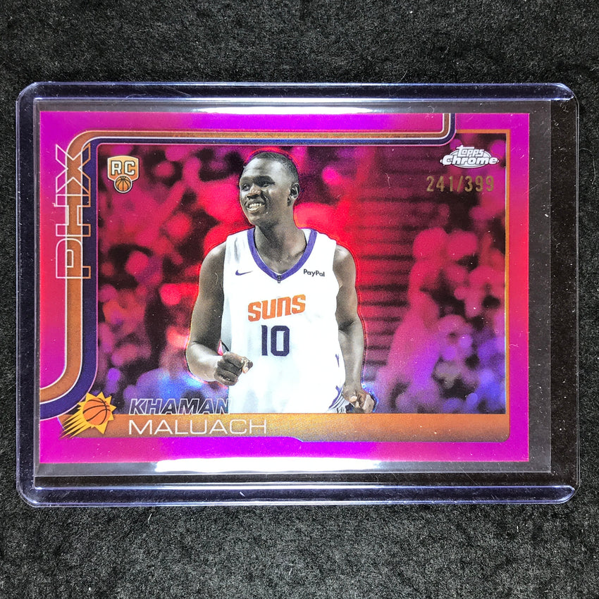 2025-26 Topps Chrome KHAMAN MALUACH Rookie Base Magenta 241/399 #260