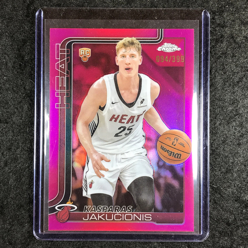 2025-26 Topps Chrome KASPARAS JAKUCIONIS Rookie Base Magenta 94/399 #270