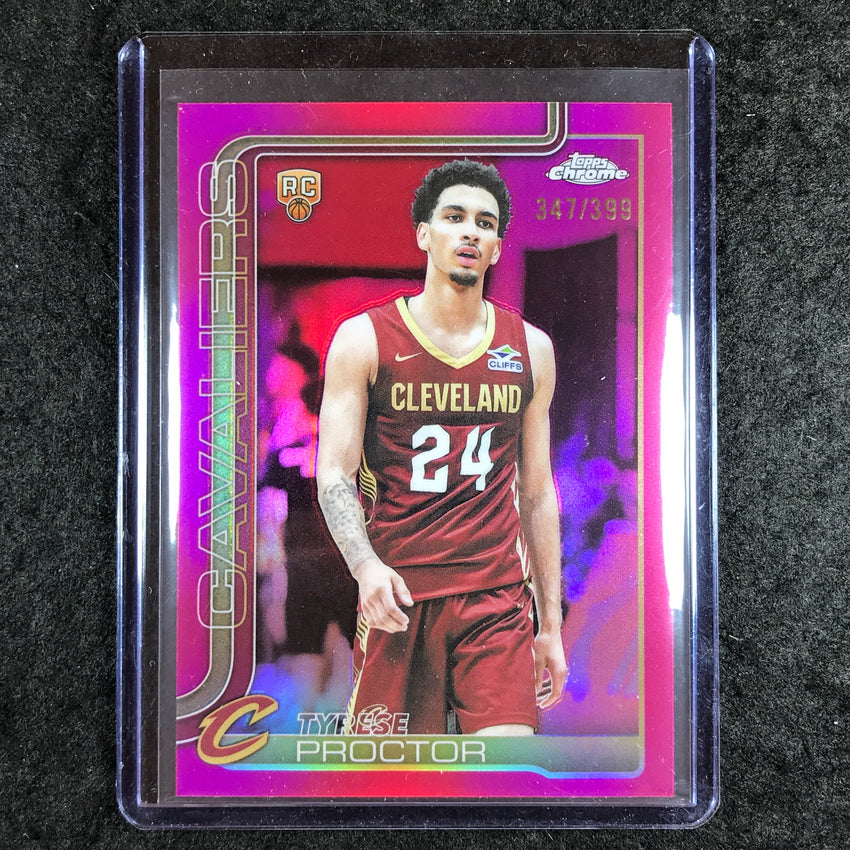2025-26 Topps Chrome TYRESE PROCTOR Rookie Base Magenta 347/399 #300