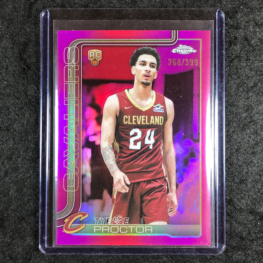 2025-26 Topps Chrome TYRESE PROCTOR Rookie Base Magenta 268/399 #300
