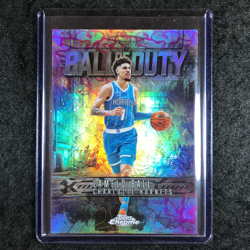 2025-26 Topps Chrome LAMELO BALL Ball of Duty Magenta 351/399 #13