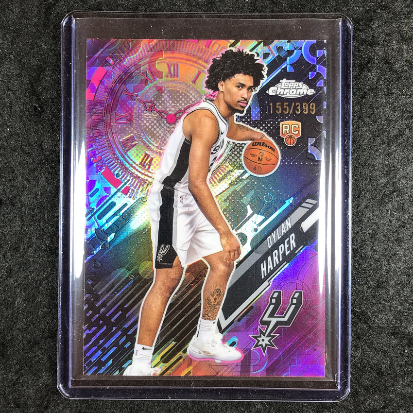 2025-26 Topps Chrome DYLAN HARPER Go Time Rookie Magenta 155/399 #17