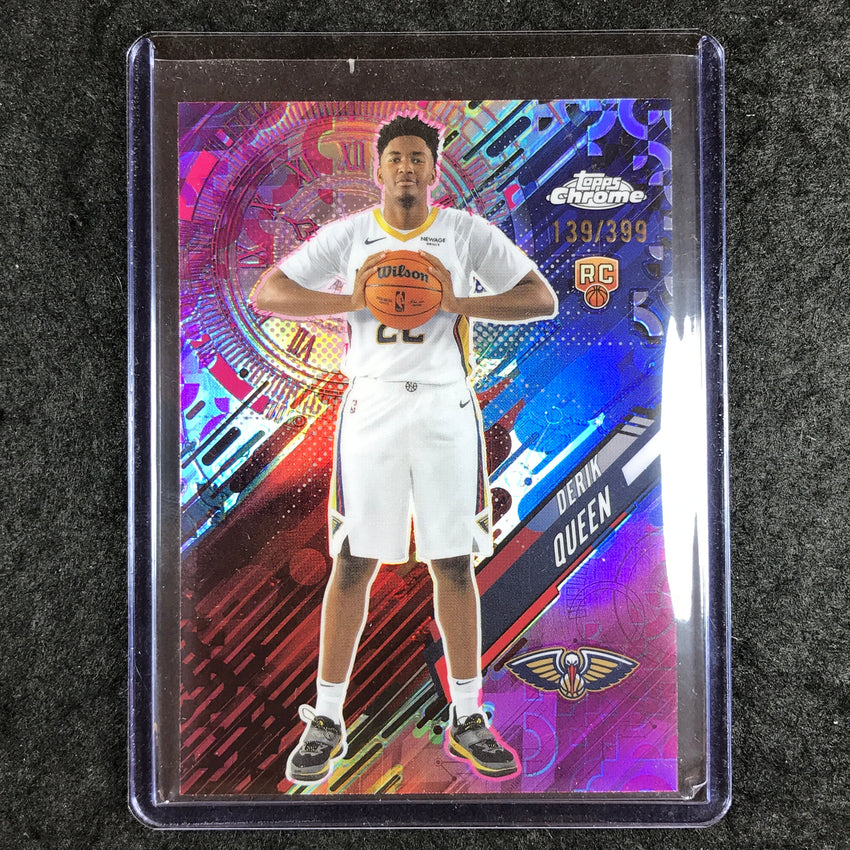 2025-26 Topps Chrome DERIK QUEEN Go Time Rookie Magenta 139/399 #25