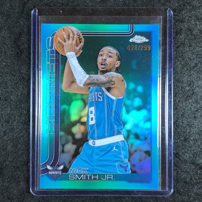 2025-26 Topps Chrome NICK SMITH JR. Base Teal 28/299 #26