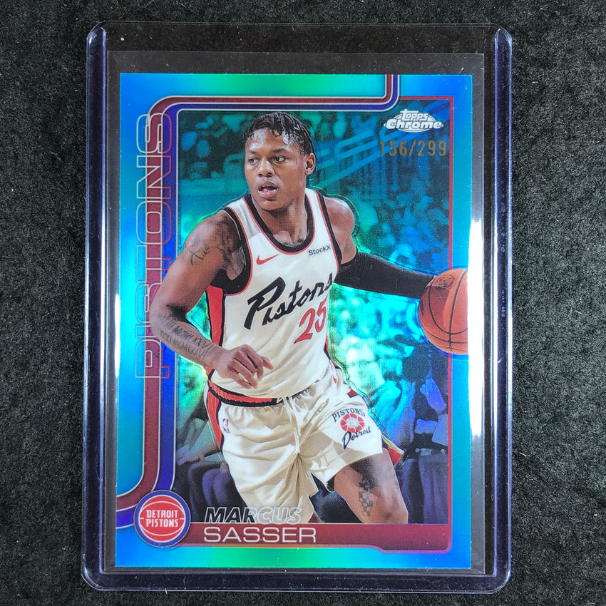 2025-26 Topps Chrome MARCUS SASSER Base Teal 156/299 #35