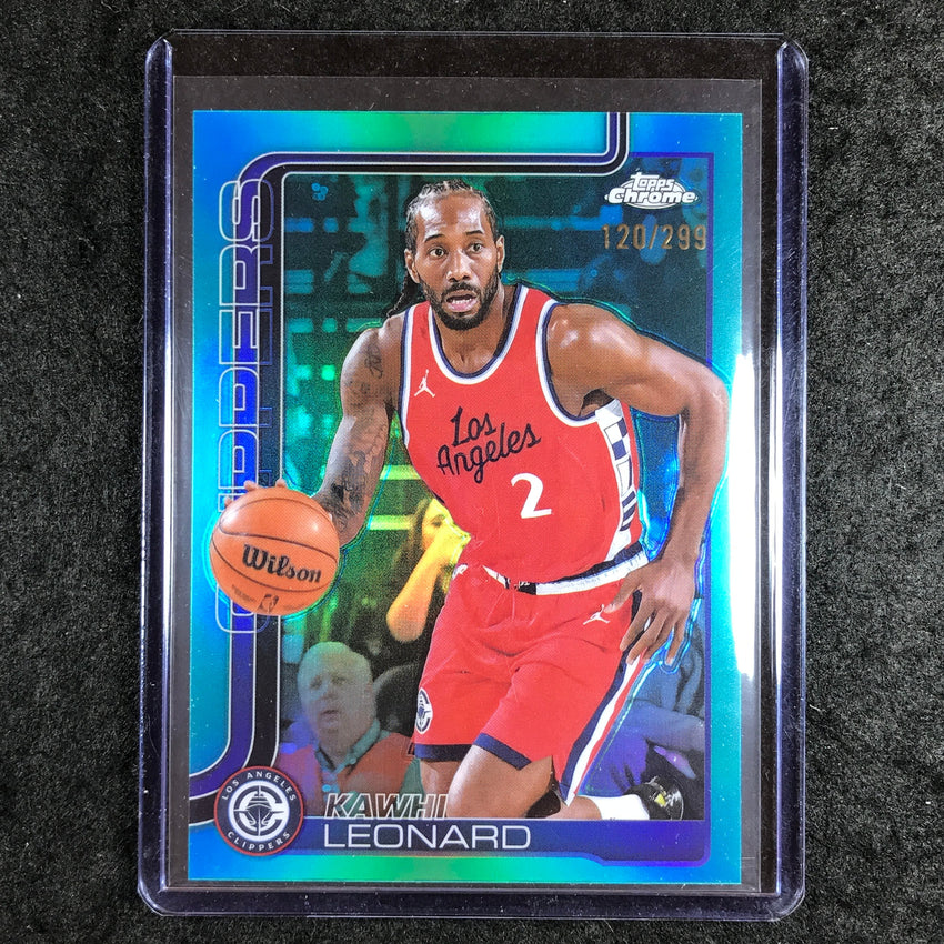 2025-26 Topps Chrome KAWHI LEONARD Base Teal 120/299 #44