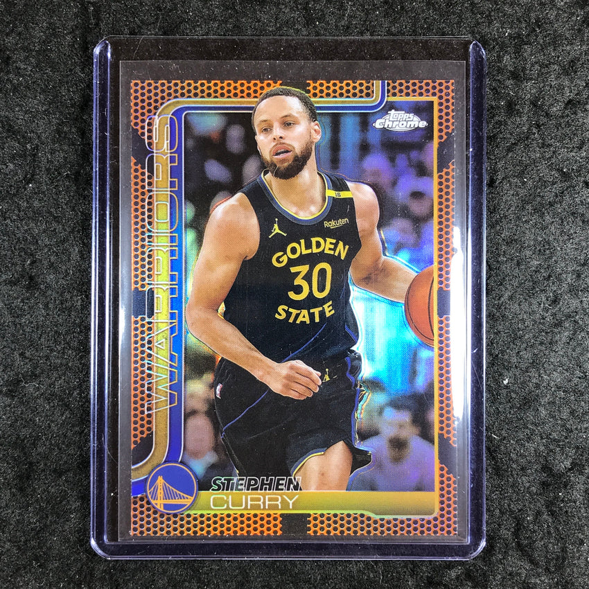 2025-26 Topps Chrome STEPHEN CURRY Basketball Refractor #201