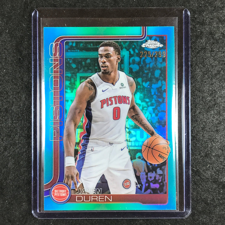2025-26 Topps Chrome JALEN DUREN Base Teal 225/299 #57