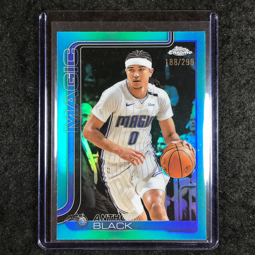 2025-26 Topps Chrome ANTHONY BLACK Base Teal 188/299 #103