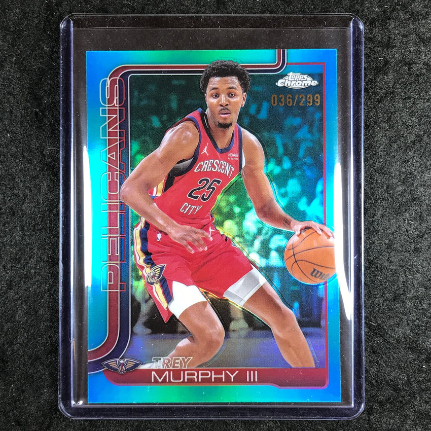 2025-26 Topps Chrome TREY MURPHY III Base Teal 36/299 #104