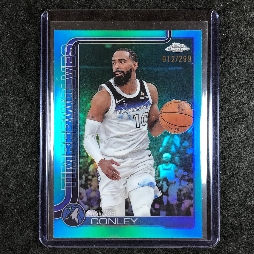 2025-26 Topps Chrome MIKE CONLEY Base Teal 12/299 #132