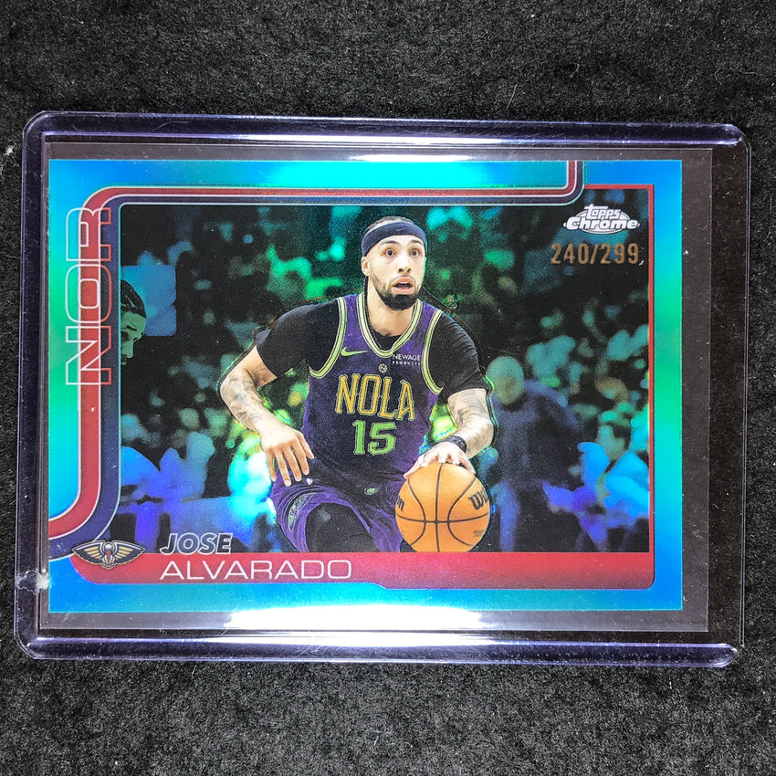 2025-26 Topps Chrome JOSE ALVARADO Base Teal 240/299 #144
