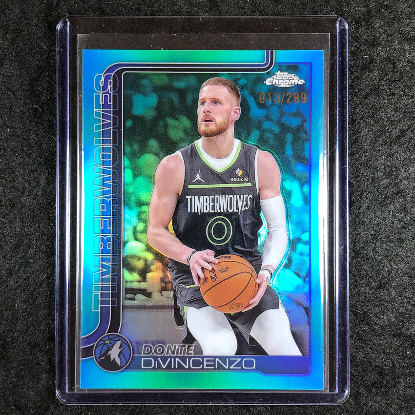 2025-26 Topps Chrome DONTE DIVINCENZO Base Teal 13/299 #145