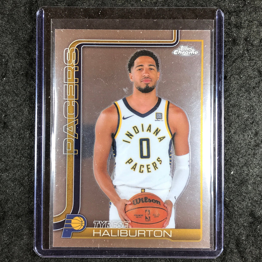 2025-26 Topps Chrome TYRESE HALIBURTON Base Variation #3