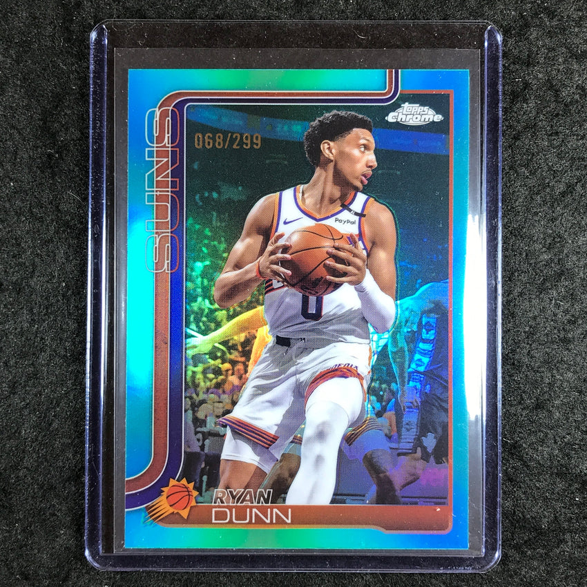 2025-26 Topps Chrome RYAN DUNN Base Teal 68/299 #178