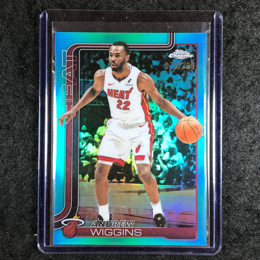 2025-26 Topps Chrome ANDREW WIGGINS Base Teal 72/299 #180