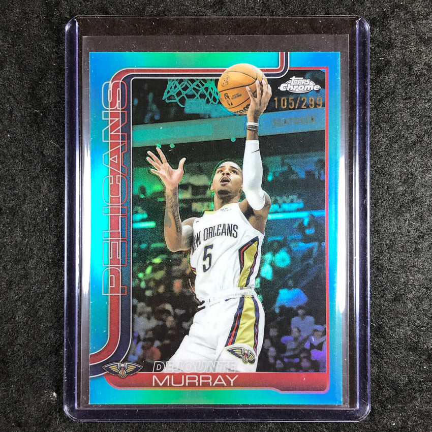 2025-26 Topps Chrome DEJOUNTE MURRAY Base Teal 105/299 #186