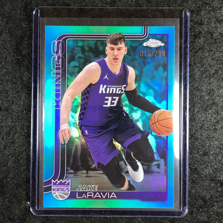 2025-26 Topps Chrome JAKE LARAVIA Base Teal 16/299 #230