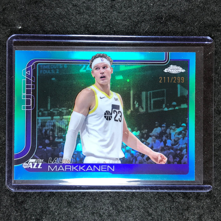 2025-26 Topps Chrome LAURI MARKKANEN Base Teal 211/299 #238