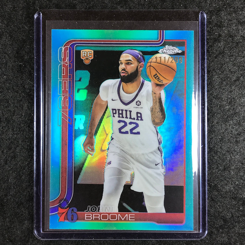 2025-26 Topps Chrome JOHNI BROOME Rookie Base Teal 111/299 #285