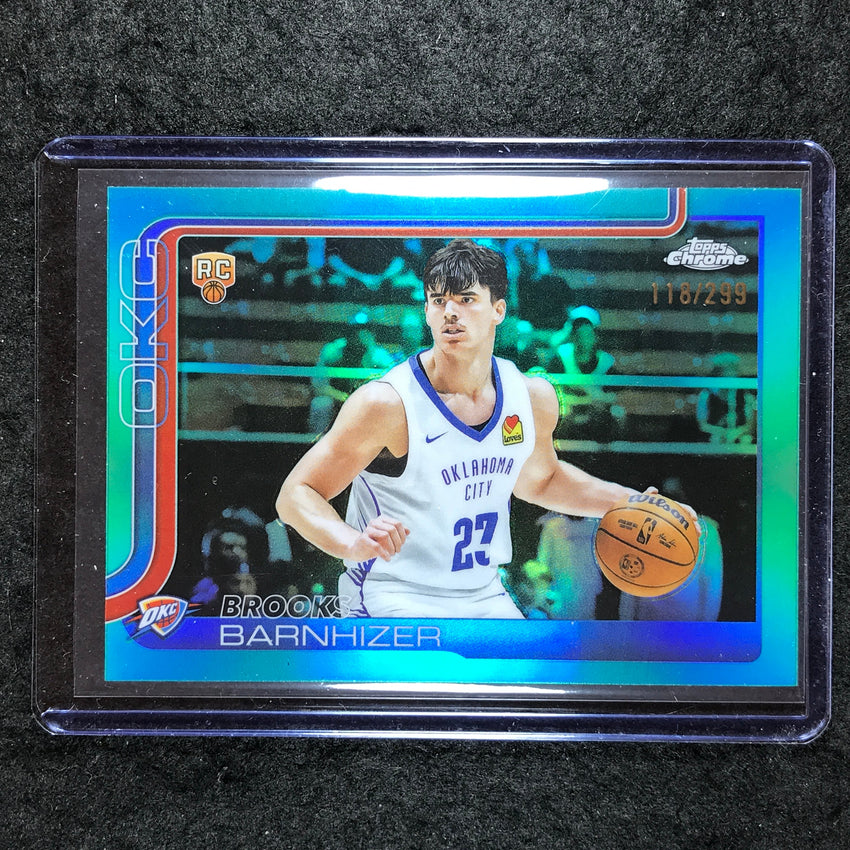 2025-26 Topps Chrome BROOKS BARNHIZER Rookie Base Teal 118/299 #295