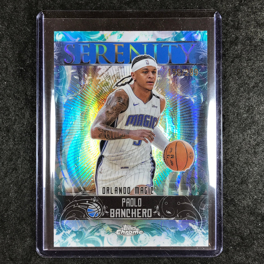2025-26 Topps Chrome PAOLO BANCHERO Serenity Teal 156/299 #5