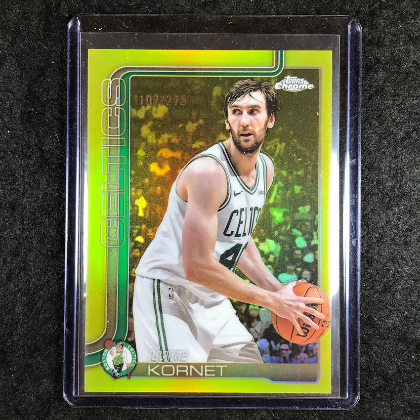 2025-26 Topps Chrome LUKE KORNET Base Yellow 107/275 #37