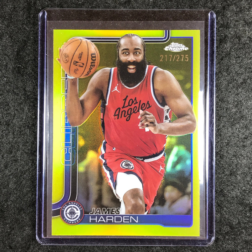 2025-26 Topps Chrome JAMES HARDEN Base Yellow 217/275 #54