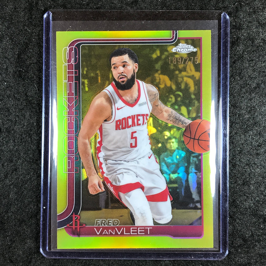 2025-26 Topps Chrome FRED VANVLEET Base Yellow 189/275 #66