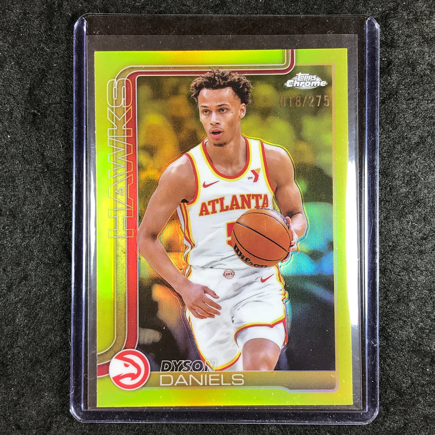 2025-26 Topps Chrome DYSON DANIELS Base Yellow 18/275 #68