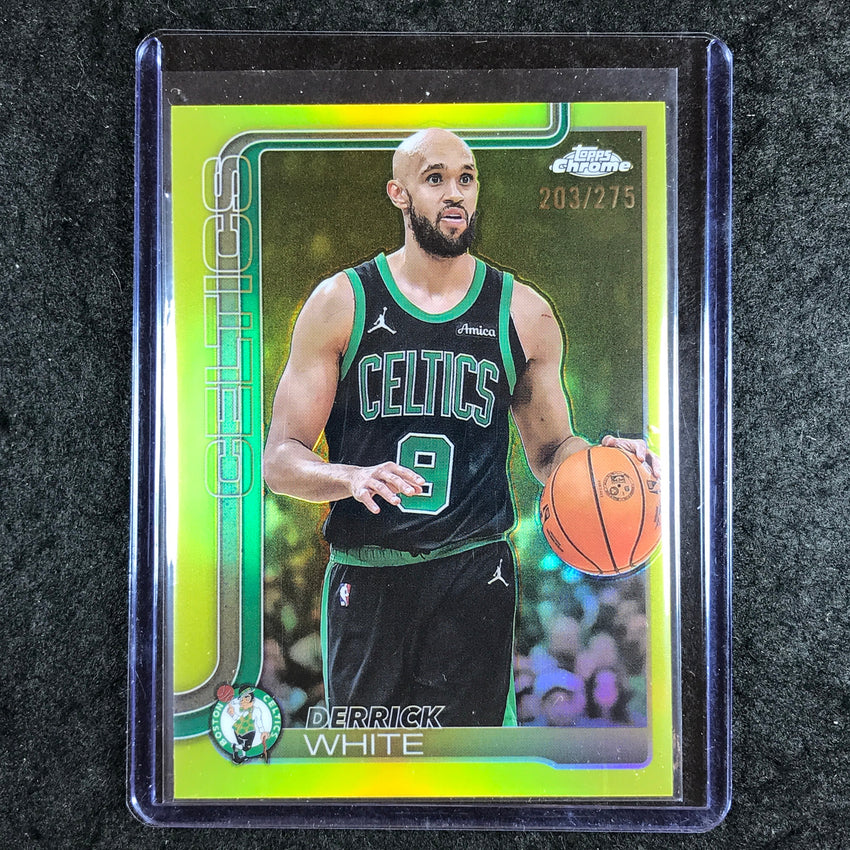 2025-26 Topps Chrome DERRICK WHITE Base Yellow 203/275 #71